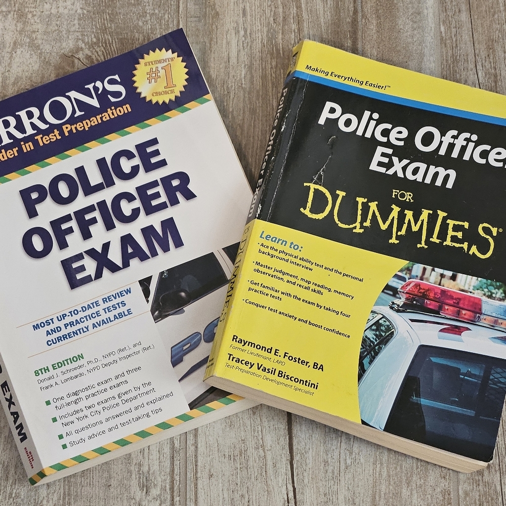 Police Officer Exam Book Bundle